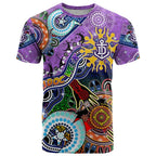 Custom NAIDOC Week 2024 Fremantle Dockers Freo T Shirt Australia Aboriginal Dot Painting