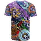 Custom NAIDOC Week 2024 Fremantle Dockers Freo T Shirt Australia Aboriginal Dot Painting
