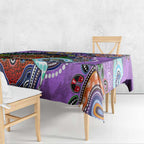 Custom NAIDOC Week 2024 Fremantle Dockers Freo Tablecloth Australia Aboriginal Dot Painting