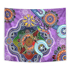 Custom NAIDOC Week 2024 Fremantle Dockers Freo Tapestry Australia Aboriginal Dot Painting