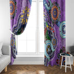 Custom NAIDOC Week 2024 Fremantle Dockers Freo Window Curtain Australia Aboriginal Dot Painting