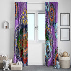 Custom NAIDOC Week 2024 Fremantle Dockers Freo Window Curtain Australia Aboriginal Dot Painting