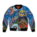 Custom NAIDOC Week 2024 Geelong Cats Bomber Jacket Australia Aboriginal Dot Painting