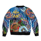 Custom NAIDOC Week 2024 Geelong Cats Bomber Jacket Australia Aboriginal Dot Painting