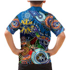 Custom NAIDOC Week 2024 Geelong Cats Family Matching Mermaid Dress and Hawaiian Shirt Australia Aboriginal Dot Painting