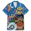 Custom NAIDOC Week 2024 Geelong Cats Family Matching Mermaid Dress and Hawaiian Shirt Australia Aboriginal Dot Painting