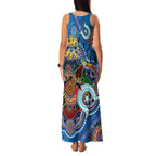 Custom NAIDOC Week 2024 Geelong Cats Family Matching Tank Maxi Dress and Hawaiian Shirt Australia Aboriginal Dot Painting