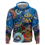 Custom NAIDOC Week 2024 Geelong Cats Hoodie Australia Aboriginal Dot Painting