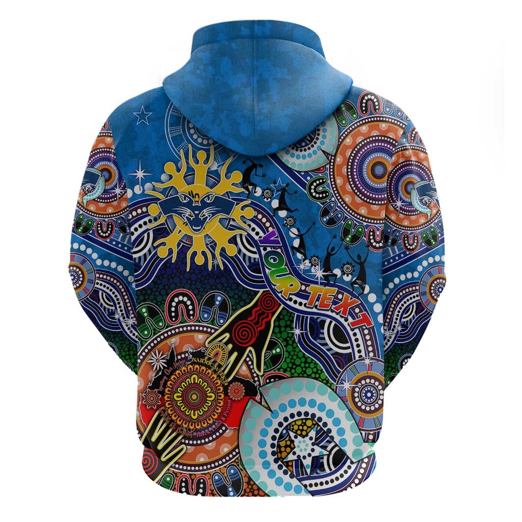 Custom NAIDOC Week 2024 Geelong Cats Hoodie Australia Aboriginal Dot Painting