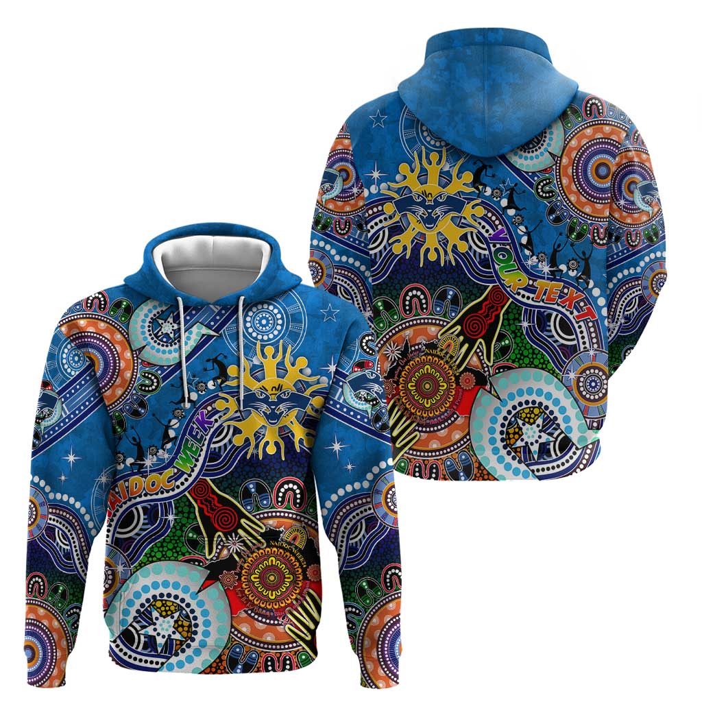 Custom NAIDOC Week 2024 Geelong Cats Hoodie Australia Aboriginal Dot Painting