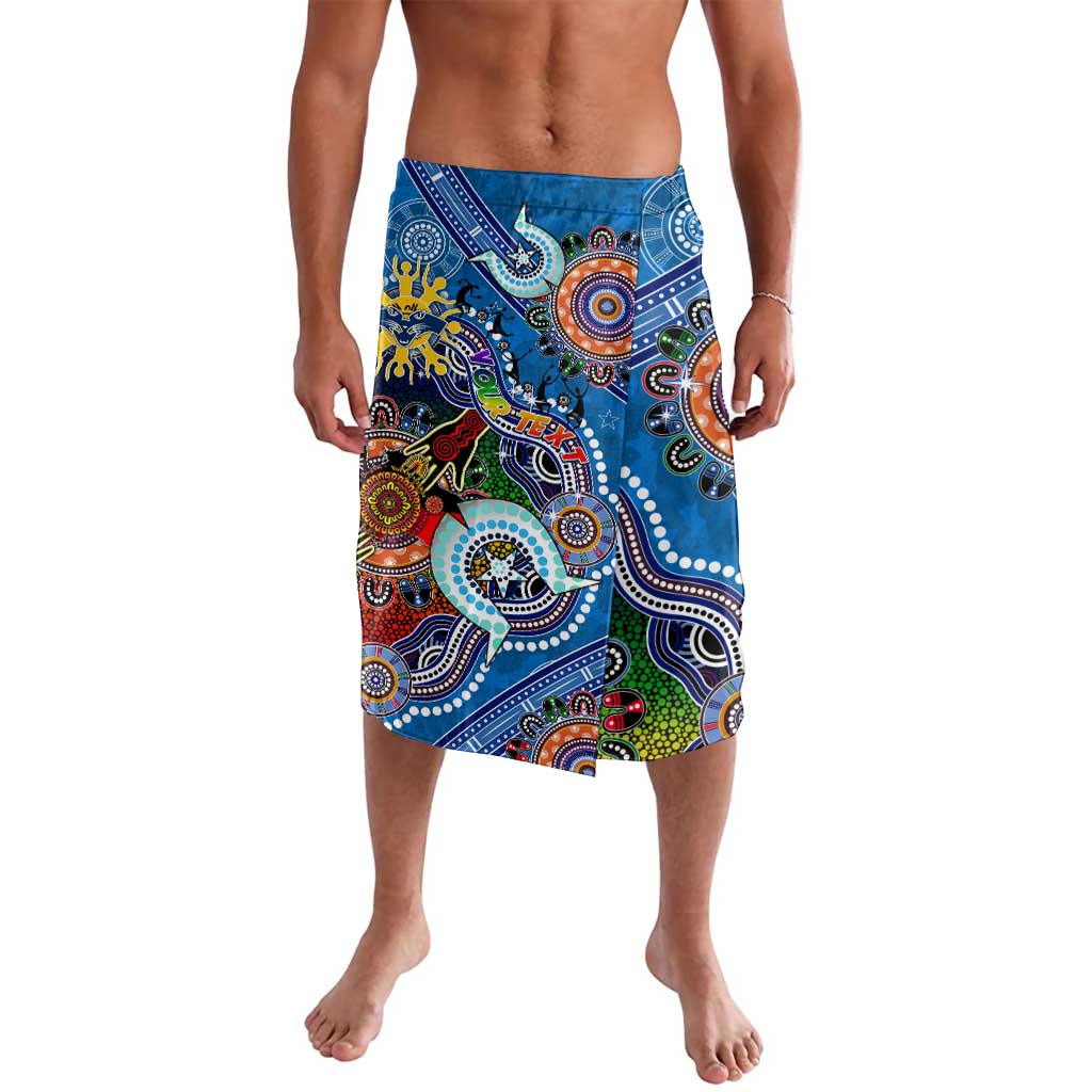 Custom NAIDOC Week 2024 Geelong Cats Lavalava Australia Aboriginal Dot Painting