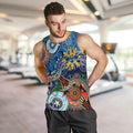 Custom NAIDOC Week 2024 Geelong Cats Men Tank Top Australia Aboriginal Dot Painting