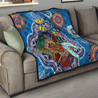 Custom NAIDOC Week 2024 Geelong Cats Quilt Australia Aboriginal Dot Painting