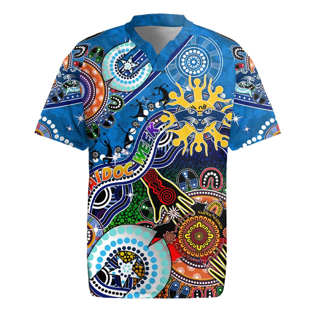 Custom NAIDOC Week 2024 Geelong Cats Rugby Jersey Australia Aboriginal Dot Painting