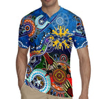 Custom NAIDOC Week 2024 Geelong Cats Rugby Jersey Australia Aboriginal Dot Painting