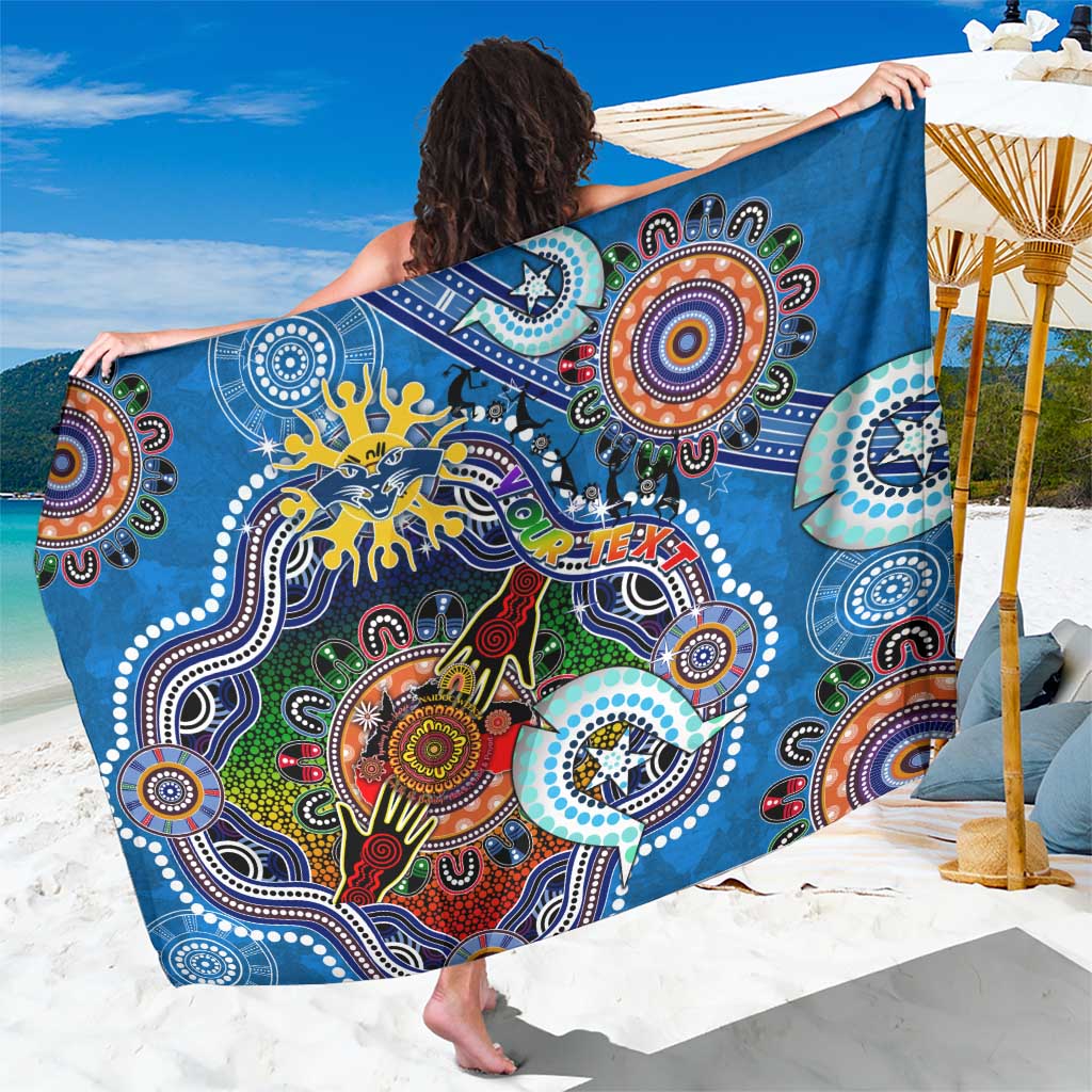 Custom NAIDOC Week 2024 Geelong Cats Sarong Australia Aboriginal Dot Painting