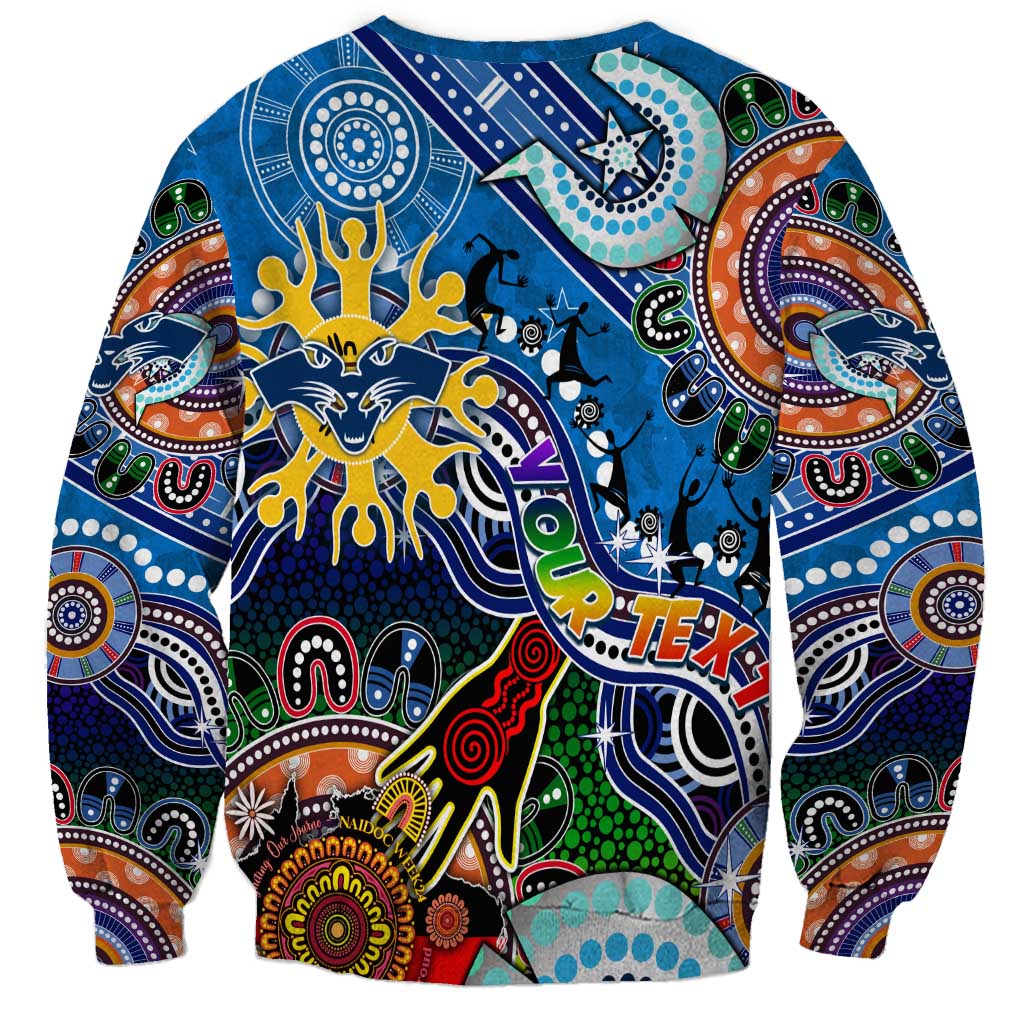 Custom NAIDOC Week 2024 Geelong Cats Sweatshirt Australia Aboriginal Dot Painting