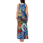 Custom NAIDOC Week 2024 Geelong Cats Tank Maxi Dress Australia Aboriginal Dot Painting