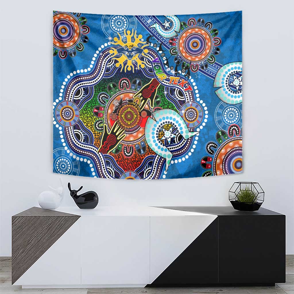 Custom NAIDOC Week 2024 Geelong Cats Tapestry Australia Aboriginal Dot Painting
