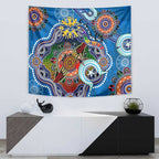 Custom NAIDOC Week 2024 Geelong Cats Tapestry Australia Aboriginal Dot Painting