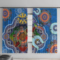 Custom NAIDOC Week 2024 Geelong Cats Window Curtain Australia Aboriginal Dot Painting
