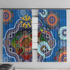 Custom NAIDOC Week 2024 Geelong Cats Window Curtain Australia Aboriginal Dot Painting
