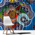 Custom NAIDOC Week 2024 Geelong Cats Window Curtain Australia Aboriginal Dot Painting