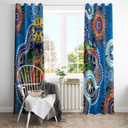 Custom NAIDOC Week 2024 Geelong Cats Window Curtain Australia Aboriginal Dot Painting