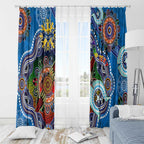 Custom NAIDOC Week 2024 Geelong Cats Window Curtain Australia Aboriginal Dot Painting
