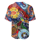 Custom NAIDOC Week 2024 Gold Coast Suns Baseball Jersey Australia Aboriginal Dot Painting