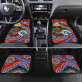 Custom NAIDOC Week 2024 Gold Coast Suns Car Mats Australia Aboriginal Dot Painting