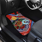 Custom NAIDOC Week 2024 Gold Coast Suns Car Mats Australia Aboriginal Dot Painting