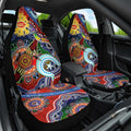 Custom NAIDOC Week 2024 Gold Coast Suns Car Seat Cover Australia Aboriginal Dot Painting