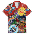 Custom NAIDOC Week 2024 Gold Coast Suns Family Matching Mermaid Dress and Hawaiian Shirt Australia Aboriginal Dot Painting