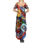 Custom NAIDOC Week 2024 Gold Coast Suns Family Matching Summer Maxi Dress and Hawaiian Shirt Australia Aboriginal Dot Painting