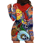 Custom NAIDOC Week 2024 Gold Coast Suns Hoodie Dress Australia Aboriginal Dot Painting