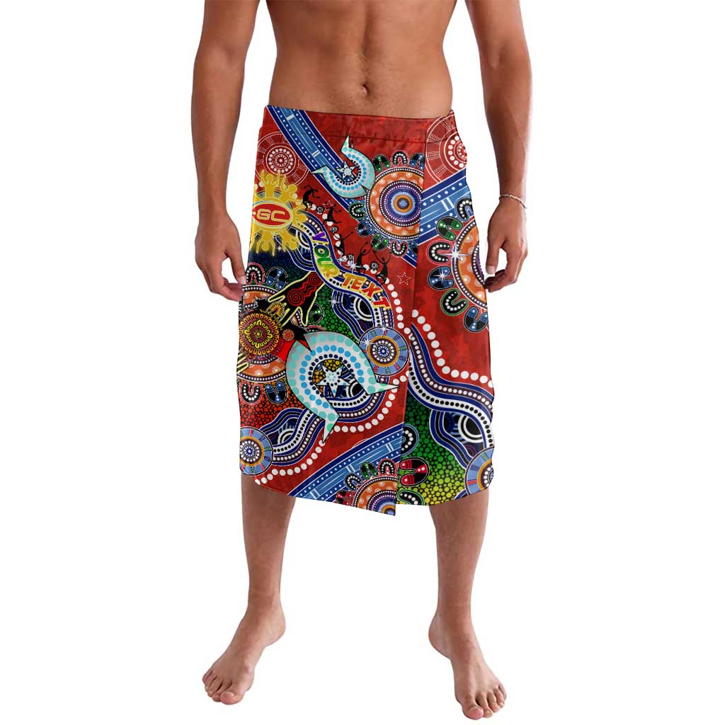 Custom NAIDOC Week 2024 Gold Coast Suns Lavalava Australia Aboriginal Dot Painting