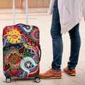 Custom NAIDOC Week 2024 Gold Coast Suns Luggage Cover Australia Aboriginal Dot Painting