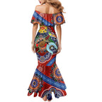 Custom NAIDOC Week 2024 Gold Coast Suns Mermaid Dress Australia Aboriginal Dot Painting