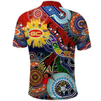 Custom NAIDOC Week 2024 Gold Coast Suns Polo Shirt Australia Aboriginal Dot Painting
