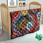 Custom NAIDOC Week 2024 Gold Coast Suns Quilt Australia Aboriginal Dot Painting