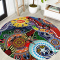 Custom NAIDOC Week 2024 Gold Coast Suns Round Carpet Australia Aboriginal Dot Painting