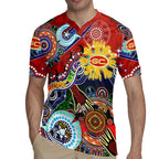 Custom NAIDOC Week 2024 Gold Coast Suns Rugby Jersey Australia Aboriginal Dot Painting