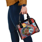 Custom NAIDOC Week 2024 Gold Coast Suns Shoulder Handbag Australia Aboriginal Dot Painting