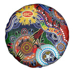 Custom NAIDOC Week 2024 Gold Coast Suns Spare Tire Cover Australia Aboriginal Dot Painting