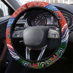 NAIDOC Week 2024 Gold Coast Suns Steering Wheel Cover Australia Aboriginal Dot Painting