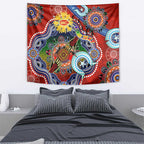 Custom NAIDOC Week 2024 Gold Coast Suns Tapestry Australia Aboriginal Dot Painting
