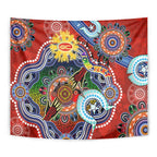 Custom NAIDOC Week 2024 Gold Coast Suns Tapestry Australia Aboriginal Dot Painting