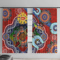 Custom NAIDOC Week 2024 Gold Coast Suns Window Curtain Australia Aboriginal Dot Painting