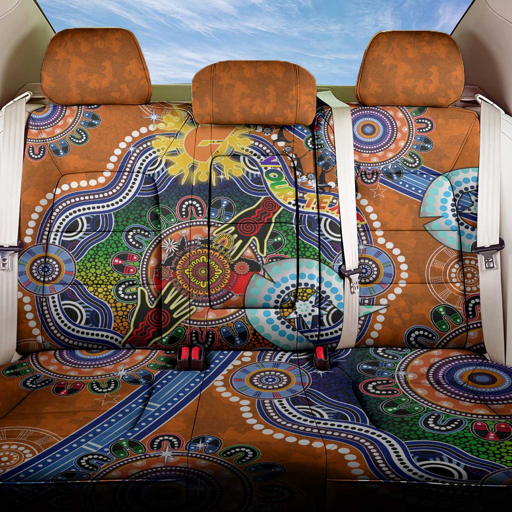 Custom NAIDOC Week 2024 GWS Giants Back Car Seat Cover Australia Aboriginal Dot Painting